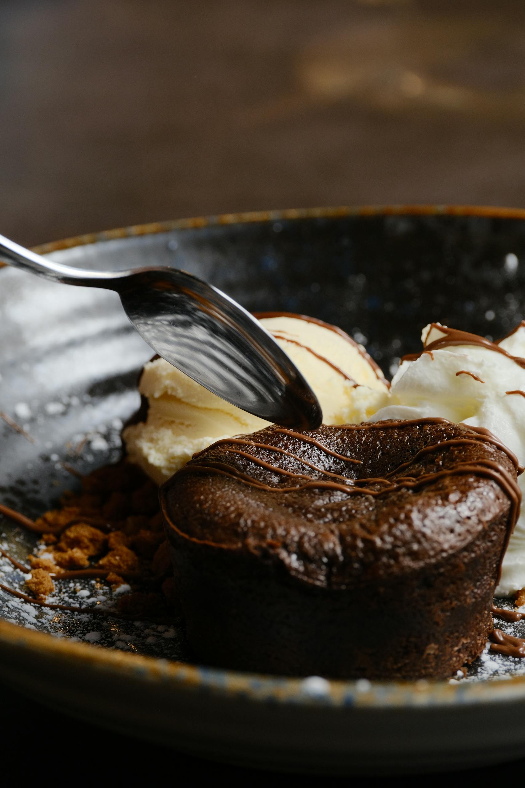 Шоколадный фондан